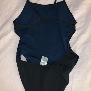 Black one piece lifeguard swimsuit